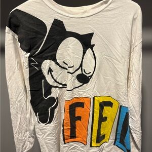 White Long Sleeve Graphic Tee